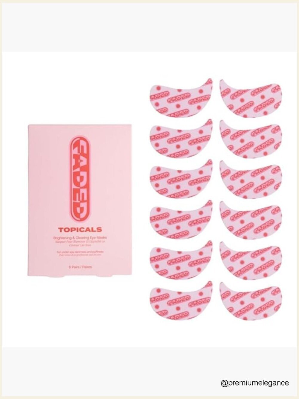 Brightening Under Eye Masks Depuff Hydrate Dark Circles Fine Lines Kojic Acid